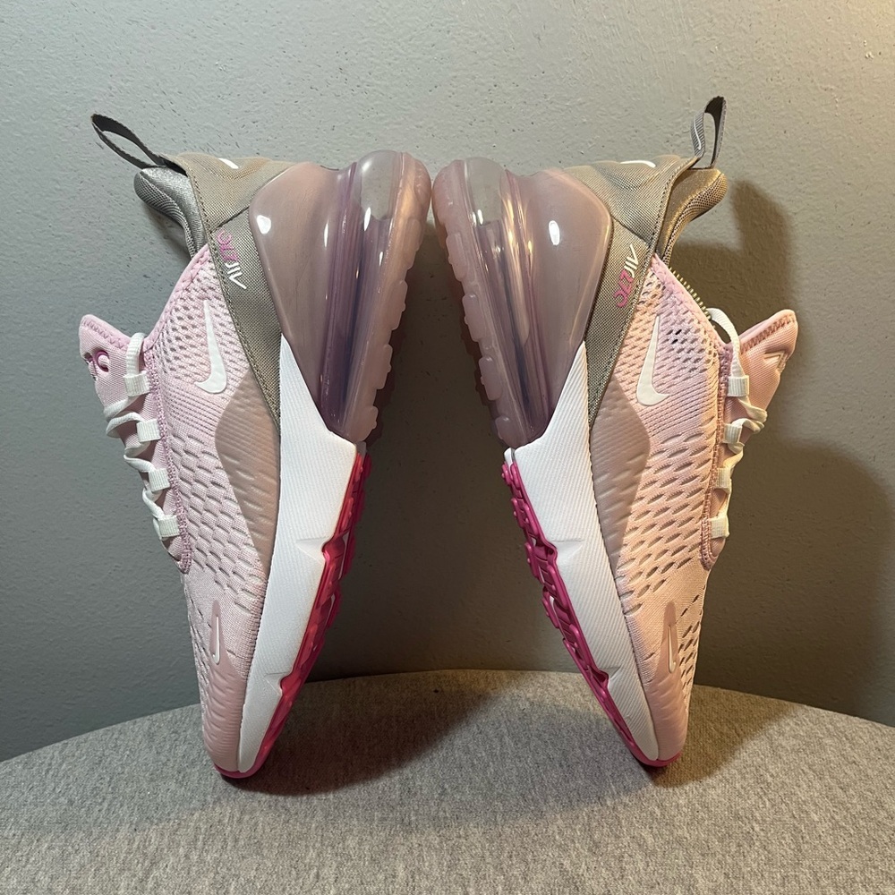 Nike Air Max 270 BG Pink Foam Summit White Size 7Y / Women's Size 8.5 IB4435-663 - Picture 8 of 11
